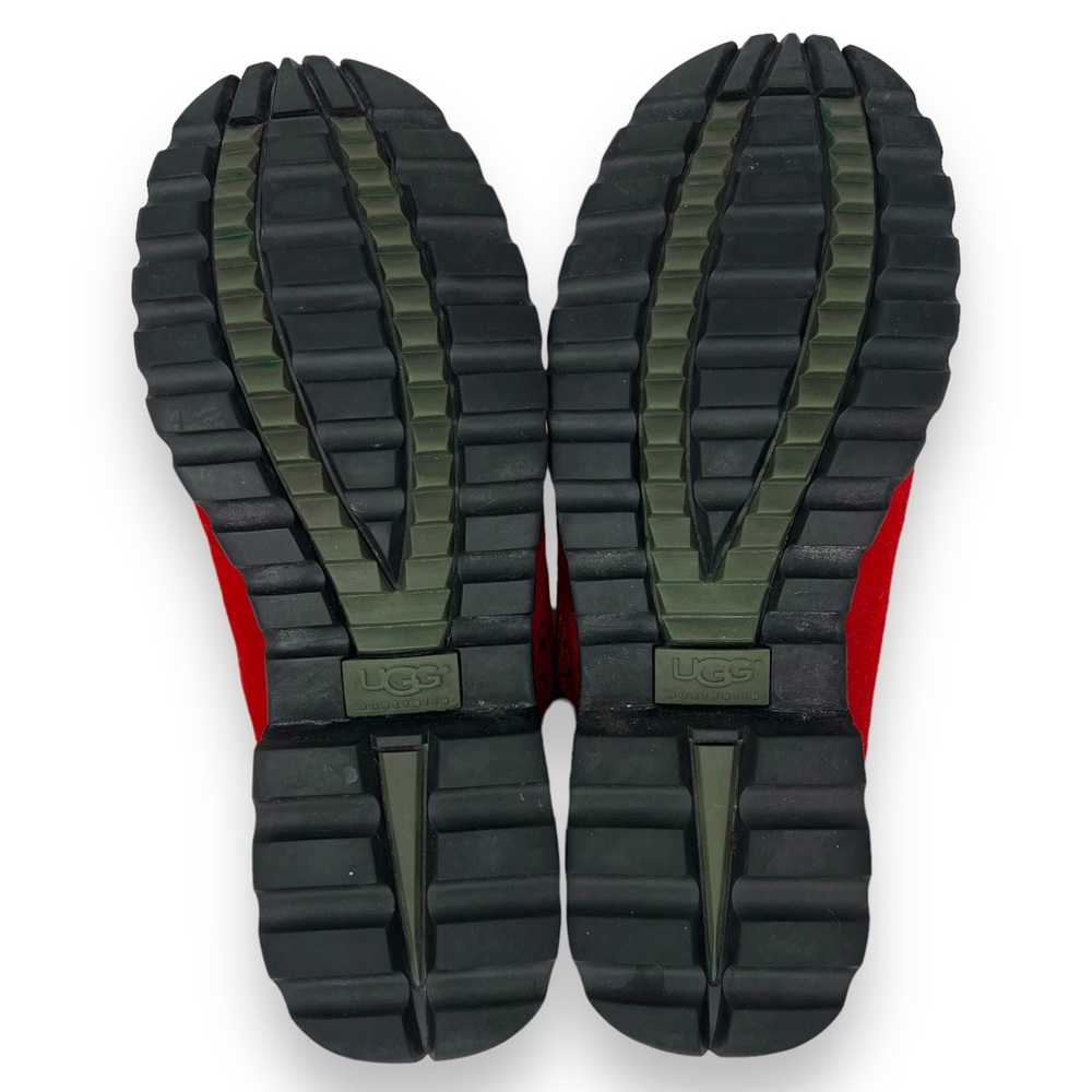 UGG Kohala Shearling Women's Red Suede Shearling Lined Loafers Mules Size 11 - Picture 8 of 8